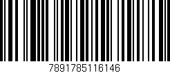 Código de barras (EAN, GTIN, SKU, ISBN): '7891785116146'