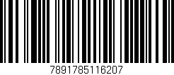 Código de barras (EAN, GTIN, SKU, ISBN): '7891785116207'