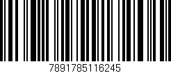 Código de barras (EAN, GTIN, SKU, ISBN): '7891785116245'