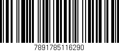 Código de barras (EAN, GTIN, SKU, ISBN): '7891785116290'