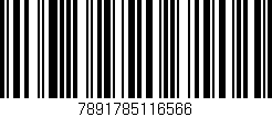 Código de barras (EAN, GTIN, SKU, ISBN): '7891785116566'