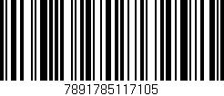 Código de barras (EAN, GTIN, SKU, ISBN): '7891785117105'
