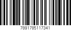 Código de barras (EAN, GTIN, SKU, ISBN): '7891785117341'