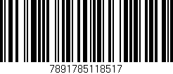 Código de barras (EAN, GTIN, SKU, ISBN): '7891785118517'