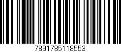 Código de barras (EAN, GTIN, SKU, ISBN): '7891785118553'
