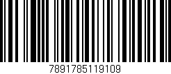 Código de barras (EAN, GTIN, SKU, ISBN): '7891785119109'