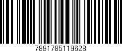 Código de barras (EAN, GTIN, SKU, ISBN): '7891785119628'