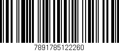 Código de barras (EAN, GTIN, SKU, ISBN): '7891785122260'