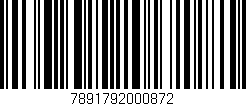 Código de barras (EAN, GTIN, SKU, ISBN): '7891792000872'