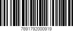 Código de barras (EAN, GTIN, SKU, ISBN): '7891792000919'