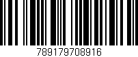 Código de barras (EAN, GTIN, SKU, ISBN): '789179708916'
