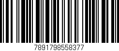 Código de barras (EAN, GTIN, SKU, ISBN): '7891798558377'