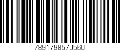 Código de barras (EAN, GTIN, SKU, ISBN): '7891798570560'