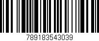 Código de barras (EAN, GTIN, SKU, ISBN): '789183543039'