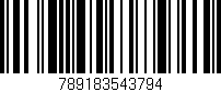 Código de barras (EAN, GTIN, SKU, ISBN): '789183543794'