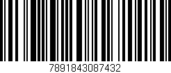 Código de barras (EAN, GTIN, SKU, ISBN): '7891843087432'