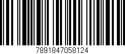 Código de barras (EAN, GTIN, SKU, ISBN): '7891847058124'