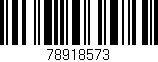 Código de barras (EAN, GTIN, SKU, ISBN): '78918573'