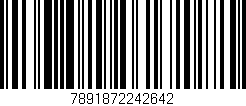 Código de barras (EAN, GTIN, SKU, ISBN): '7891872242642'
