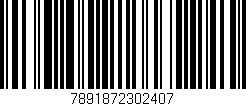 Código de barras (EAN, GTIN, SKU, ISBN): '7891872302407'