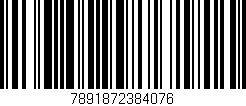 Código de barras (EAN, GTIN, SKU, ISBN): '7891872384076'