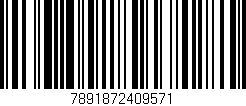 Código de barras (EAN, GTIN, SKU, ISBN): '7891872409571'