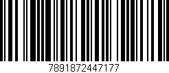 Código de barras (EAN, GTIN, SKU, ISBN): '7891872447177'