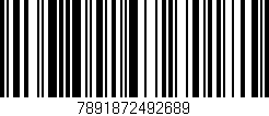 Código de barras (EAN, GTIN, SKU, ISBN): '7891872492689'