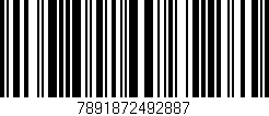 Código de barras (EAN, GTIN, SKU, ISBN): '7891872492887'