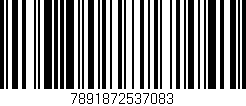 Código de barras (EAN, GTIN, SKU, ISBN): '7891872537083'
