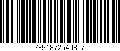 Código de barras (EAN, GTIN, SKU, ISBN): '7891872549857'
