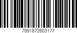 Código de barras (EAN, GTIN, SKU, ISBN): '7891872603177'