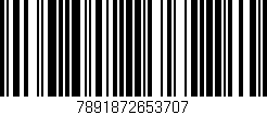 Código de barras (EAN, GTIN, SKU, ISBN): '7891872653707'