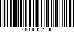 Código de barras (EAN, GTIN, SKU, ISBN): '7891889201700'