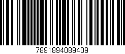 Código de barras (EAN, GTIN, SKU, ISBN): '7891894089409'
