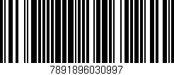 Código de barras (EAN, GTIN, SKU, ISBN): '7891896030997'