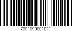 Código de barras (EAN, GTIN, SKU, ISBN): '7891899081071'