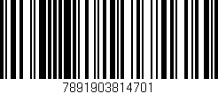 Código de barras (EAN, GTIN, SKU, ISBN): '7891903814701'