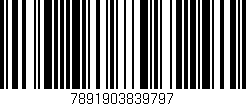 Código de barras (EAN, GTIN, SKU, ISBN): '7891903839797'