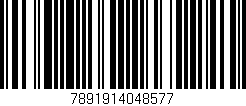 Código de barras (EAN, GTIN, SKU, ISBN): '7891914048577'