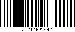 Código de barras (EAN, GTIN, SKU, ISBN): '7891916216691'