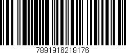 Código de barras (EAN, GTIN, SKU, ISBN): '7891916218176'