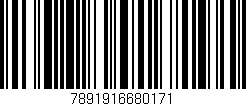 Código de barras (EAN, GTIN, SKU, ISBN): '7891916680171'