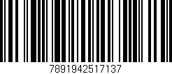 Código de barras (EAN, GTIN, SKU, ISBN): '7891942517137'