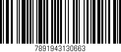 Código de barras (EAN, GTIN, SKU, ISBN): '7891943130663'