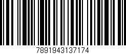 Código de barras (EAN, GTIN, SKU, ISBN): '7891943137174'