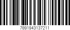 Código de barras (EAN, GTIN, SKU, ISBN): '7891943137211'