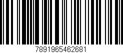 Código de barras (EAN, GTIN, SKU, ISBN): '7891965462681'