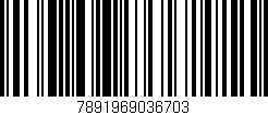 Código de barras (EAN, GTIN, SKU, ISBN): '7891969036703'