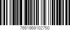 Código de barras (EAN, GTIN, SKU, ISBN): '7891969102750'